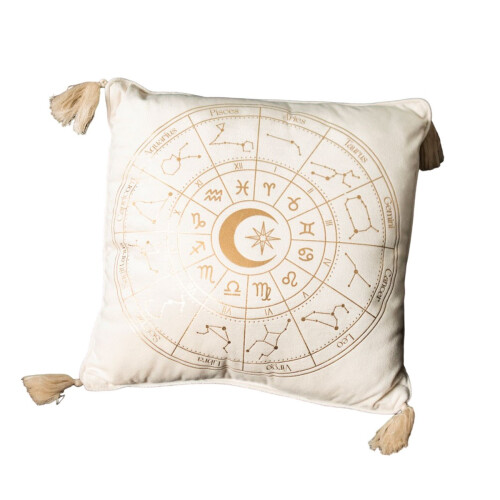 Something Different Astrology Wheel Square Filled Cushion 2