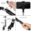 Supporto per telefono extra alto e regolabile, bastone per selfie con ampia visuale e telecomando wireless Bluetooth rimovibile per iPhone, Android e 3