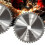 Circular Saw Blade for Precision, 165mm Diameter with Sharp 40 Cemented Carbide Teeth, High Performance Cutting Through Copper Iron, Robust 2