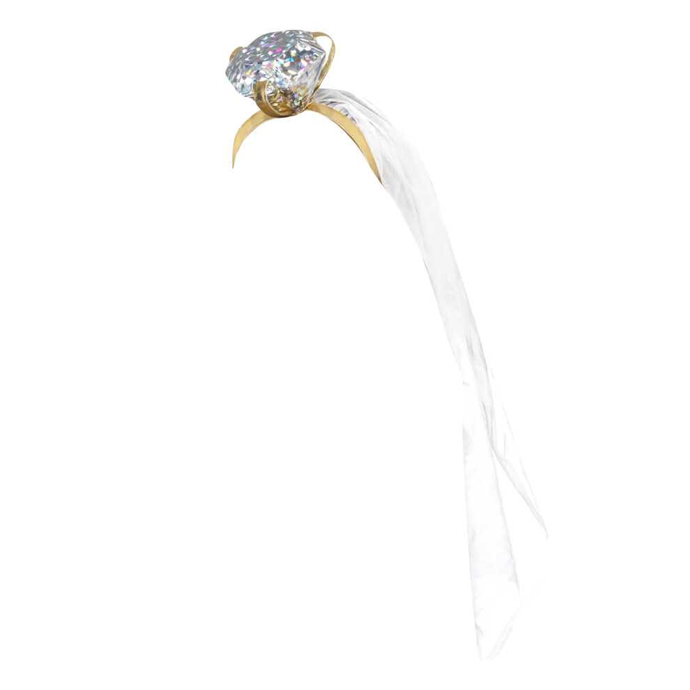 Smiffy's Womens/Ladies Ring Hen Night Headband & Veil Not,Specified