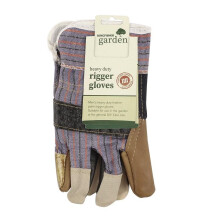 Kingfisher Mens Heavy Duty Leather Palm Rigger Gloves