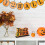 Εορταστική διακόσμηση τραπεζιού για το Halloween, ξύλινες πινακίδες κεντρικού 5