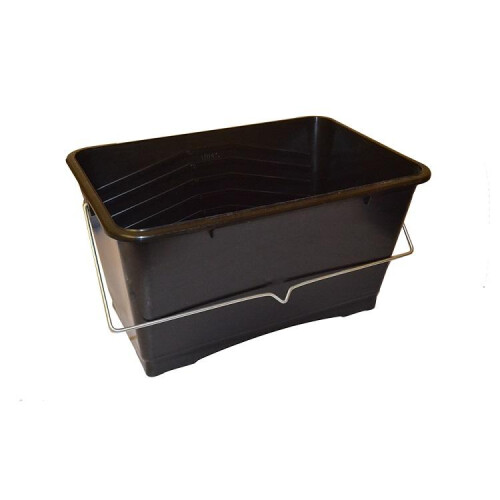 Black Plastic Paint Scuttle 9L