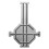 Ghost Ghost Grucifix Metal Badge 1