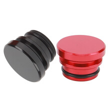 Copributi di plastica per presa accendisigari 2 pezzi, rosso e nero, impermeabili, per veicoli da 12V