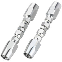 2PCS Reusable Hydraulic Fittings 3/8Inch ID Hydraulic Hose Field Repair Kit