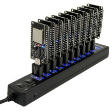 NerdMiner Hub 550KH/S Solo Lottery Miner 10x55K Miner Combo Kit Bitcoin BTC Miner Asic Mining Crypto Mining Station
