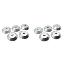2X Anchor Plate Adhesive Security Plate with Slot for Cables to Lock Down Laptops, Tablets, Monitors, Phone
