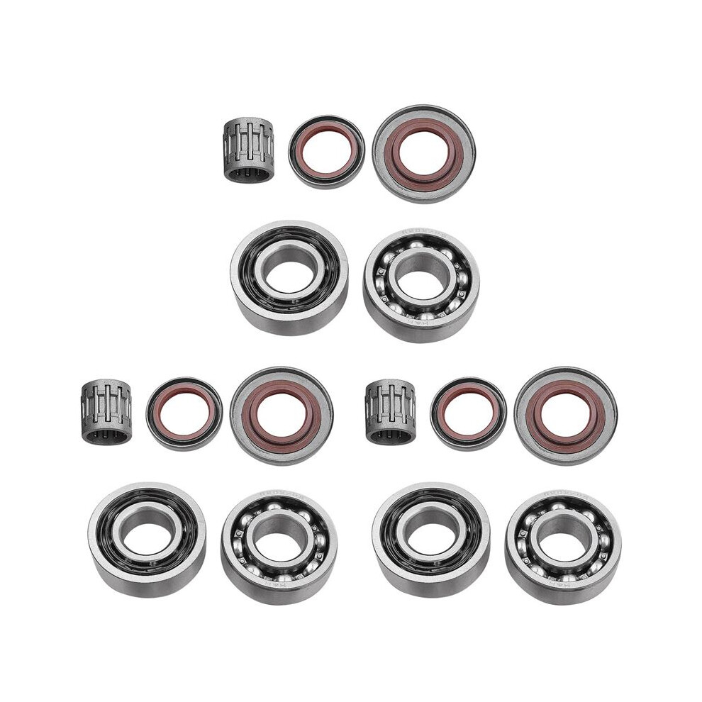 3X Crankshaft Crank Bearing Oil Seals Kit For Ms361 Ms 361 Chainsaws Parts 9503-003-4266 9503-003-0354 Silver 6033209353565