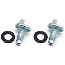 2X Oil Pan Drain Plug Bolt W/ O-Ring for for for 11562588 24100042 03538469 96829610