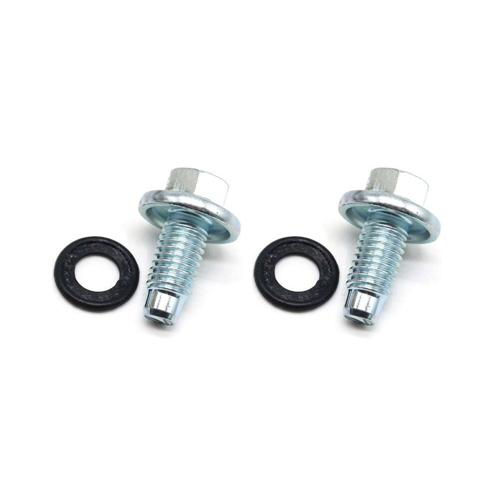 2X Oil Pan Drain Plug Bolt W/ O-Ring For For For 11562588 24100042 03538469 96829610 6033976517078