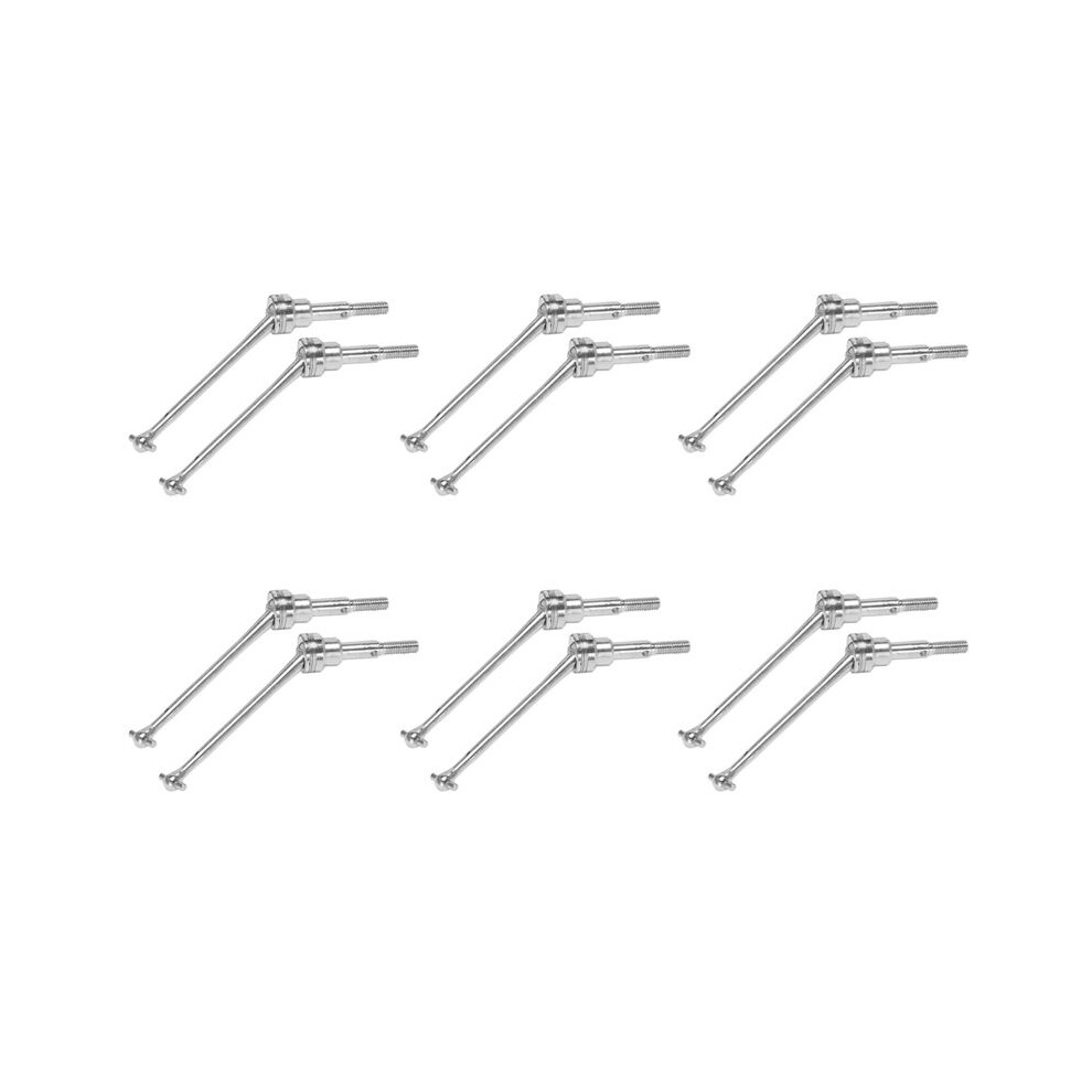 12Pcs Metal Front Drive Shaft Cvd 0090 For 12428 12423 1/12 Rc Car Crawler Short Course Truck Upgrade Parts 6032983536775