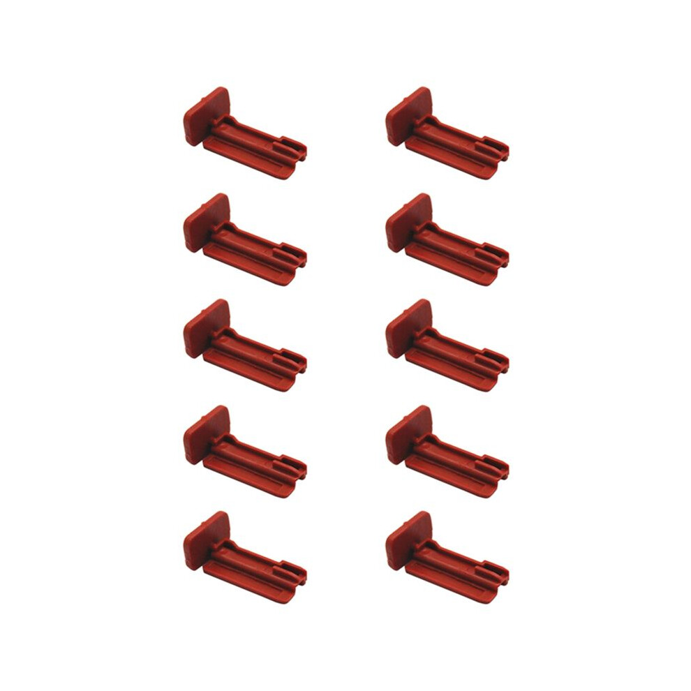 10X For - 722.6 Gearbox Lock Tab, Dipstick Filler Tube Plug New Red 6032674312411
