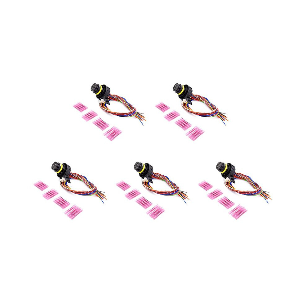 5X External Harness Repair Kit Pigtail Wiring Plug In Connector For 6R80 6L80 6L90 350-0168 6031910199014
