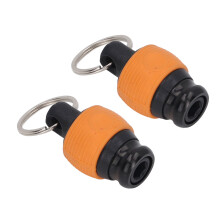 2 Stück Schnellverschluss-tragfähige, verschleißfeste Schraubenzieher-Bit-Halter 1/4 Zoll Gelb