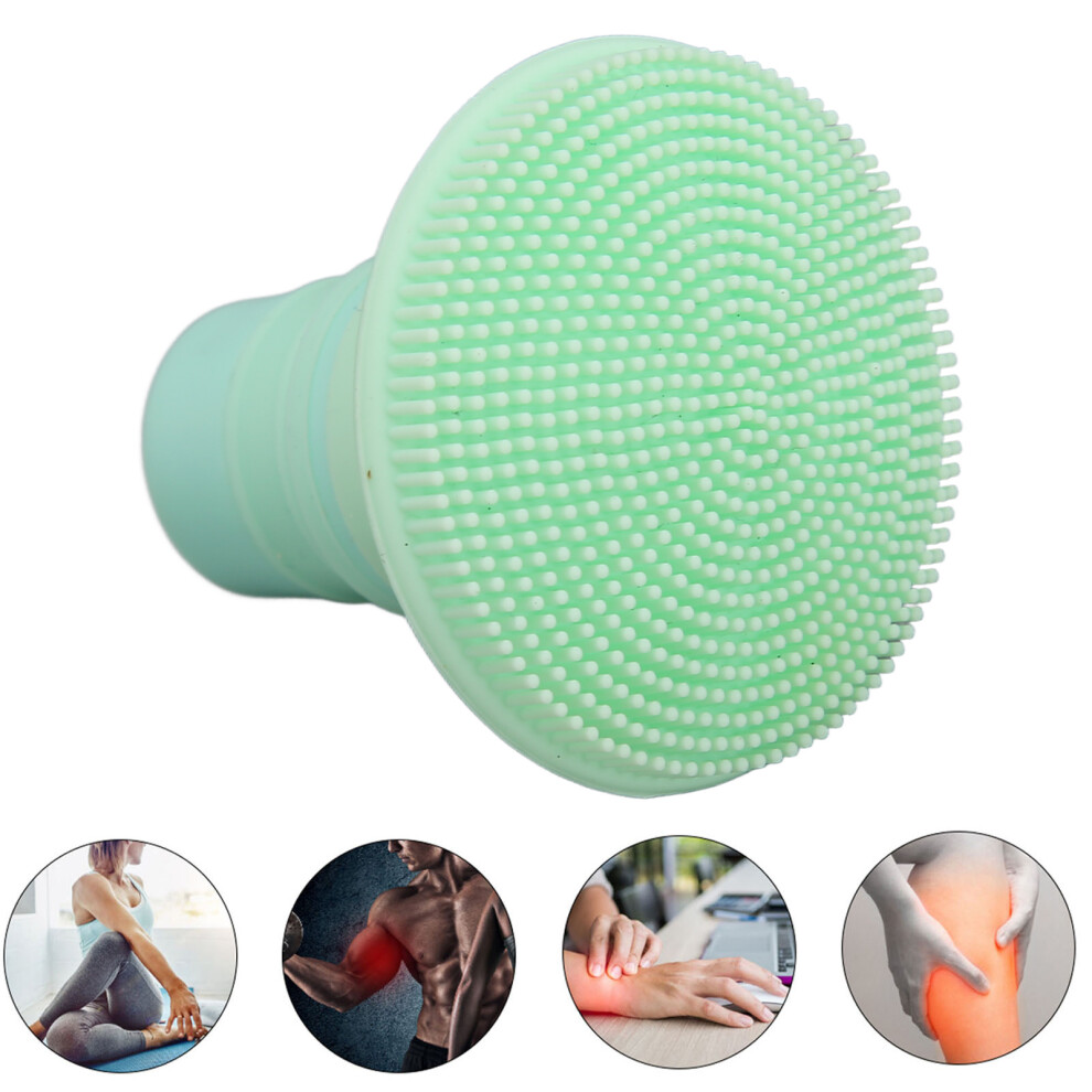 Light/Green 18-19Mm Brush Fascia Massager Head For Muscle Recovery