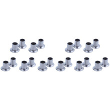 Wardrobe 25mm Tube Stainless Steel Rail Rod End Support Bracket 20Pcs