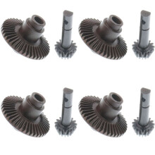 4X Heavy Duty Helical Bevel Gear 40T 15T for 1/10 RC4WD TF2 D90 Gelande II Yota Axle Ring&Pinion Gear