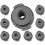 27Pcs ABS Drum Set Quick Release Nuts Cymbal Quick Assembly Drum Mate Replacement Accessories 2