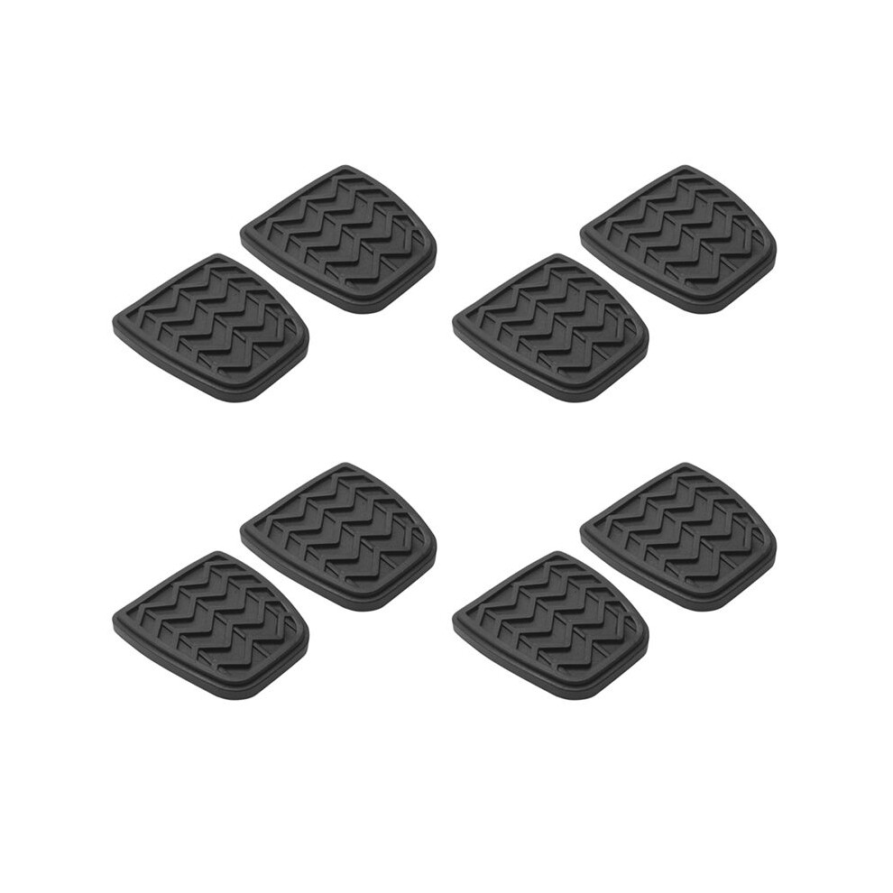 8Pcs Clutch Brake Pedal Pad Rubber For Camry Hilux Vigo Kun 31321-52010,3132152010 6033274631278