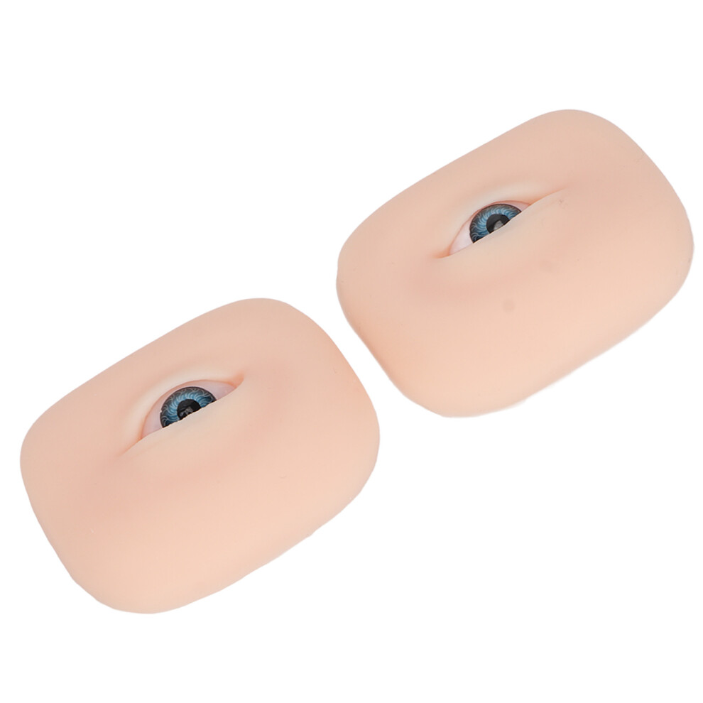 Soft Silicone Eye Model for Makeup Practice with Realistic Texture
