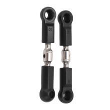 2 Stück Lenkgestänge für Wltoys 104072 RC Auto Schwarz Ersatz