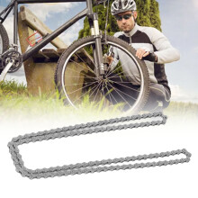 9-Gang Silber Fahrradkette, Manganstahlschmiede für Mountainbike MTB 330 g