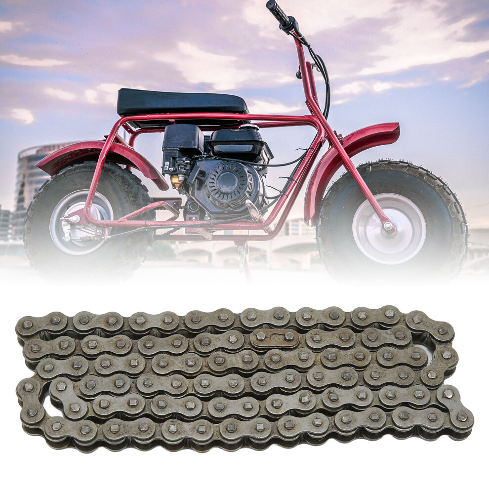 90 Link 420 Carbon Steel Rear Drive Chain For 196Cc Mini Bike 3251371833040