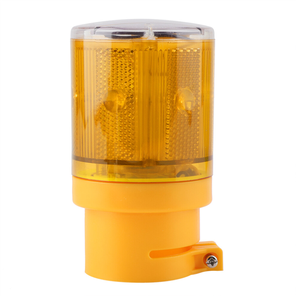 Led Warning Lamp For Traffic Safety, Solar Powered Waterproof Flashing Beacon With 360 Degrees Coverage And Frequent Flashing 110 Times Per Minute, 9169997337627