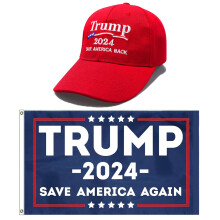 Decoratief accessoire voor buiten, universele camouflagepet met geborduurd "Make America Great Again", gemaakt van stevig polyester voor eenvoudige