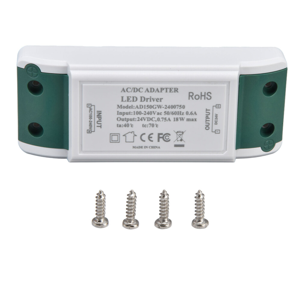 Compact Led Driver 24V Dc Transformer, Dimmable Led Driver And Flicker Free Output For Accent Lighting, Stable Performance In Residential Commercial 9433291963661