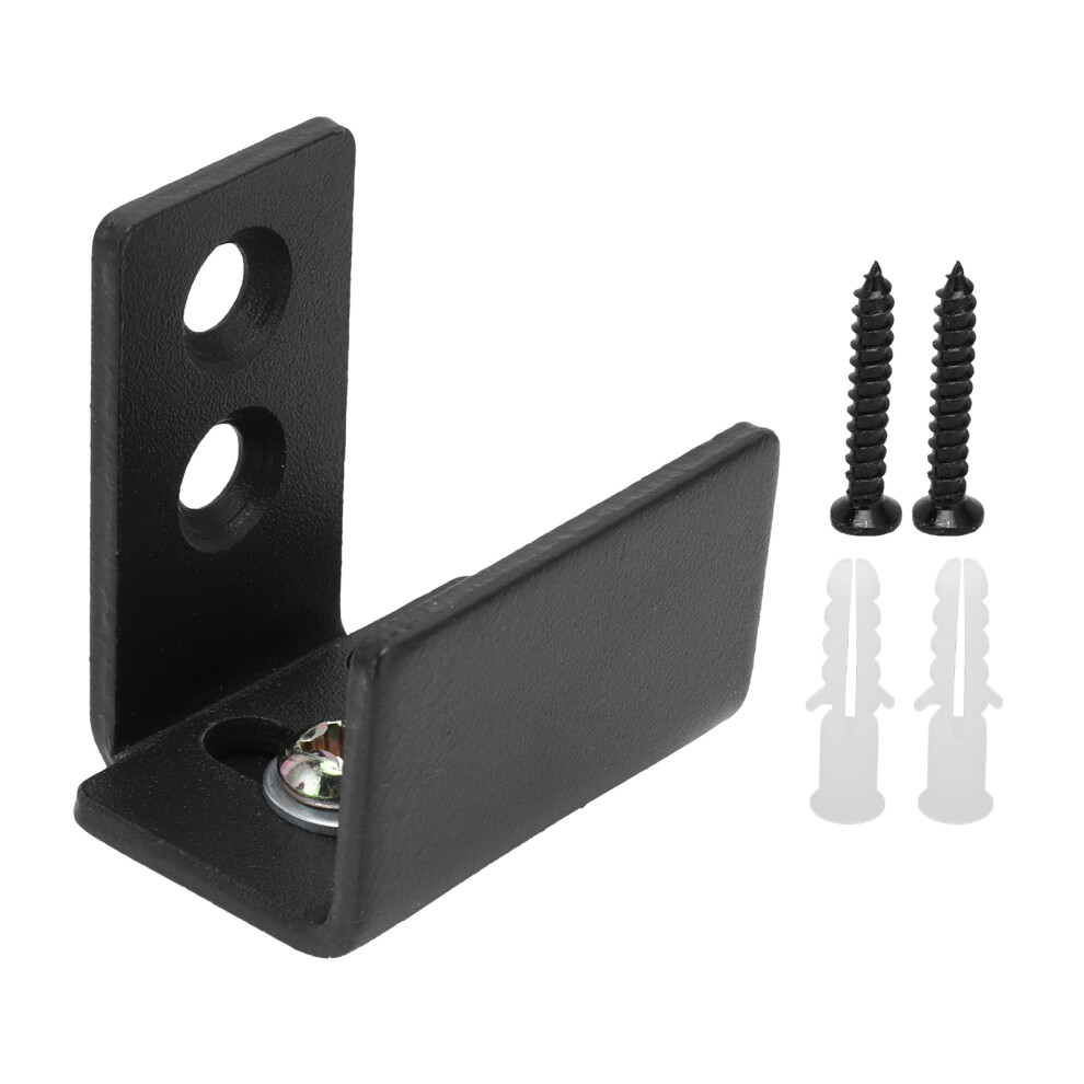 Adjustable Wall Mount Floor Guide For Sliding Barn Door, Durable Construction With Carbon Steel Hardware, Easy To Install Flush Floor Mount Bottom 9169997337481