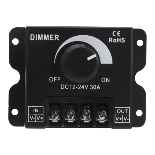 Διακόπτης LED Dimmer, Ελεγκτής ρύθμισης φωτεινότητας PWM για μονόχρωμες λωρίδες LED,