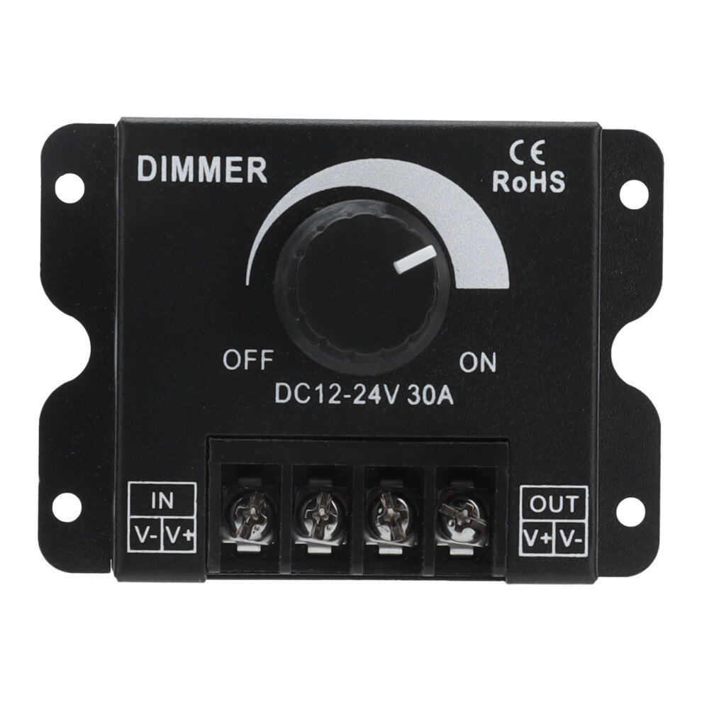 Constant Voltage Output Led Dimmer Module, Knob Controller With Energy Saving For Adjustable Brightness, Pwm Dimming Switch For Dc 12V-24V Single 9173940512856