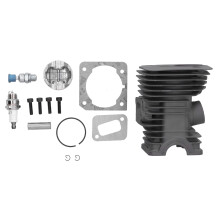 Kit de reconstrução para motosserra de 40 mm, instalação simples, conjunto completo de acessórios, conjunto de pistão e cilindro com