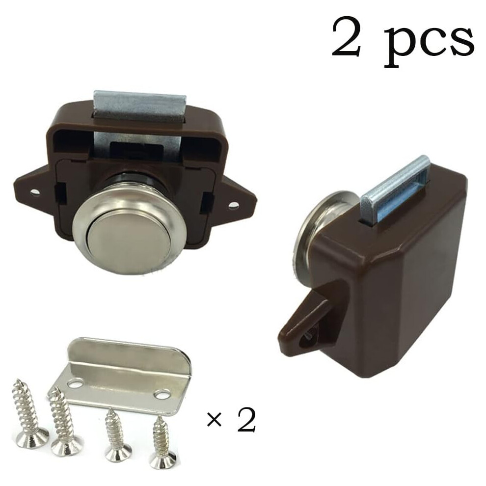 Push Button Latch For Furniture, Keyless Cabinet Lock With Drawer Knobs Ensuring Safe And Reliable Storage Solutions For Rv Motorhome Caravans 9169997201447