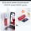 Ανακαινισμένο σαν καινούργιο φορητό ηχείο Bluetooth, υποστηρίζει μονάδα flash USB, 2