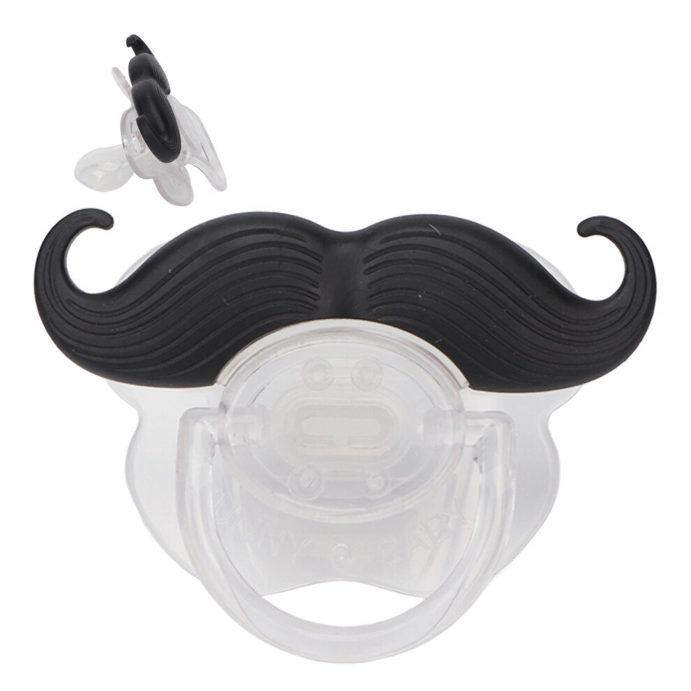 Infant Mustache Pacifier - Silicone Safe & Ideal for Baby Boys & Girls