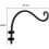 High Load Capacity, Quick Easy Installation, Wall Mounted Hook for Party Decorations, Arch Lights, Wind Chimes, Decorations, Candle Holders, Floor 2