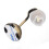 Lampe de table miniature en forme de fleur pour poupée - 4,2 cm, éclairage doux 3