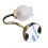 Lampe de table miniature en forme de fleur pour poupée - 4,2 cm, éclairage doux 11