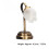 Lampe de table miniature en forme de fleur pour poupée - 4,2 cm, éclairage doux 13