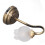 Lampe de table miniature en forme de fleur pour poupée - 4,2 cm, éclairage doux 5