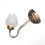 Lampe de table miniature en forme de fleur pour poupée - 4,2 cm, éclairage doux 9