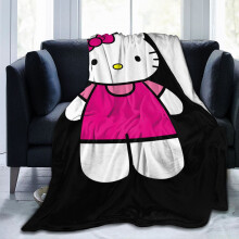 Couverture Hello Kitty ultra-douce, extra large, super douce et chaude, idéale pour canapé, sofa et lit. Confortable, moelleuse et légère (101,6