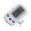 Refrigerator Thermometer ABS Digital Freezer Temp. Date Memory Small Compact White 10