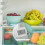 Refrigerator Thermometer ABS Digital Freezer Temp. Date Memory Small Compact White 8
