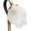 Lampe de table miniature en forme de fleur pour poupée - 4,2 cm, éclairage doux 12