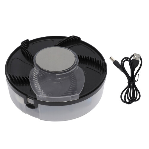 Electric Fly Trap USB Rechargeable Quiet Washable for Kitchen Black 1