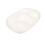 Cuscino da collo a forma di uovo per ufficio e sonno, cotone, bianco 2